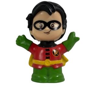Fisher-Price Little People‎ Robin Figure Unisex OS Red Green Excellent DC Hero